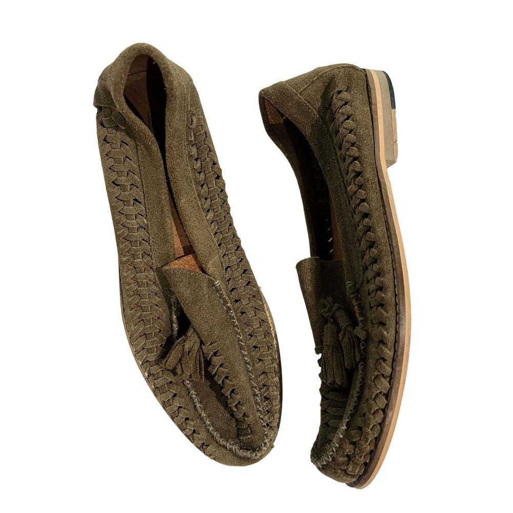 Topman Olive Loafers